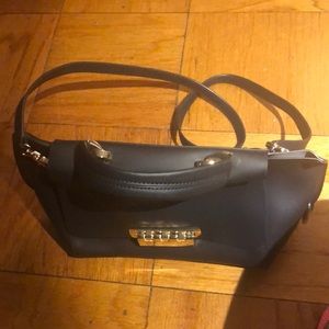 ZAC Zac Posen Eartha Flap Leather Top Handle Bag